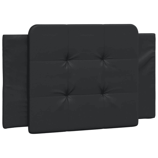 Almofadão de Cabeceira - Cabeceira de cama 80 cm couro artificial preto