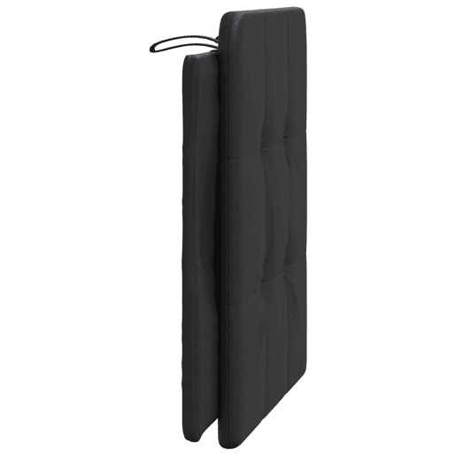 Almofadão de Cabeceira - Cabeceira de cama 80 cm couro artificial preto