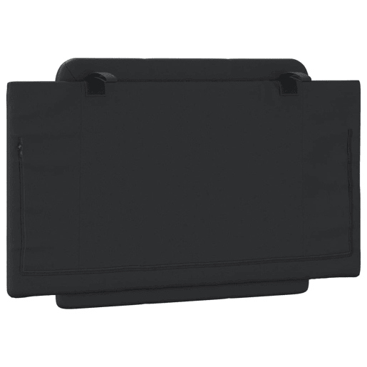 Almofadão de Cabeceira - Cabeceira de cama 80 cm couro artificial preto