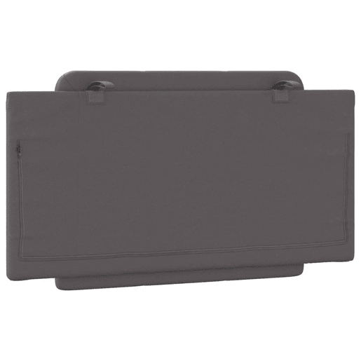 Almofadão de Cabeceira - Cabeceira de cama 100 cm couro artificial cinzento