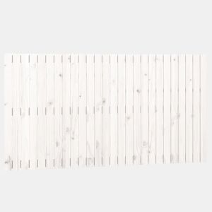 Cabeceira - Cabeceira de cama de parede 166x3x90 cm madeira de pinho maciça branco