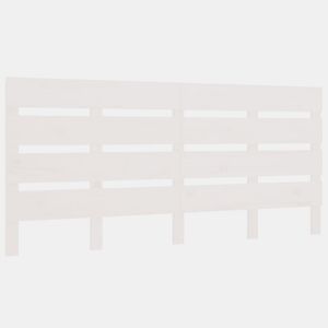 Cabeceira - Cabeceira de cama 140x3x80 cm pinho maciço branco