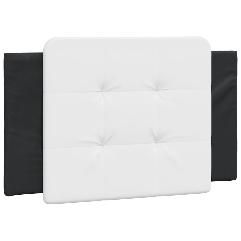 Cabecero cama - Mueble cabecero 90 Blanco/ Negro