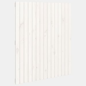 Cabeceira - Cabeceira de cama de parede 95,5x3x110 cm pinho maciço branco