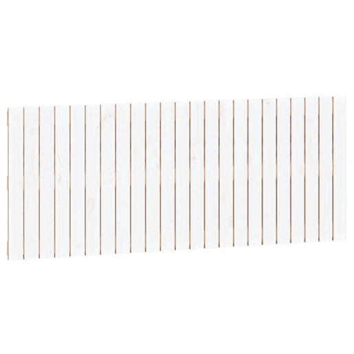 Cabeceira - Cabeceira de cama de parede 147x3x60 cm madeira de pinho maciça branco