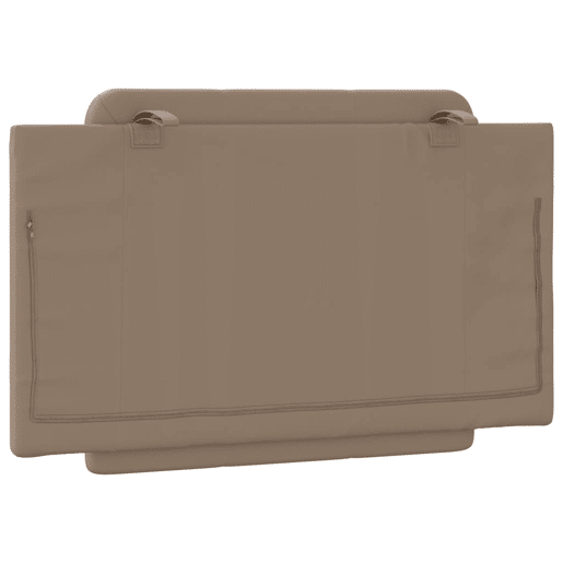 Almofadão de Cabeceira - Cabeceira de cama 90 cm couro artificial cappuccino