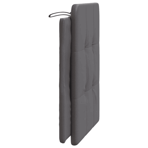 Almofadão de Cabeceira - Cabeceira de cama 90 cm couro artificial cinzento