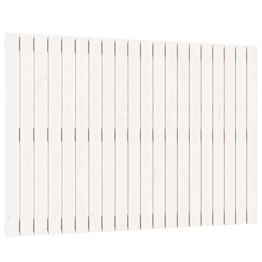 Cabeceira - Cabeceira de cama de parede 127,5x3x90 cm pinho maciço branco