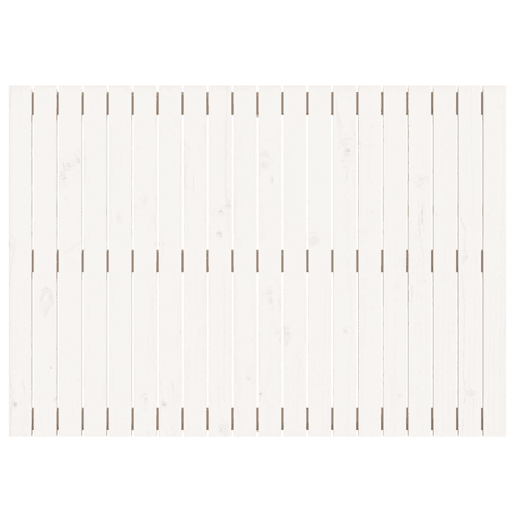 Cabeceira - Cabeceira de cama de parede 127,5x3x90 cm pinho maciço branco