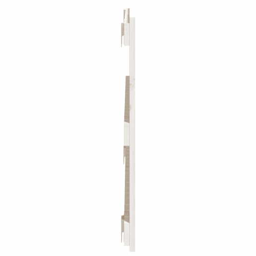 Cabeceira - Cabeceira de cama de parede 108x3x60 cm madeira de pinho maciça branco