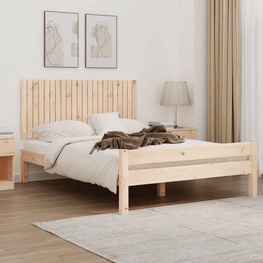 Cabeceira - Cabeceira de cama de parede 140x3x60 cm madeira de pinho maciça
