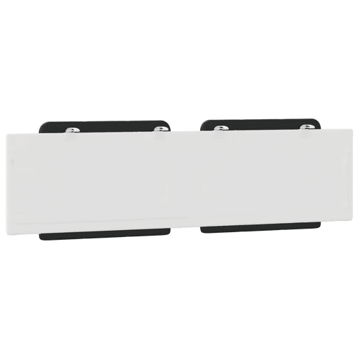 Almofadão de Cabeceira - Cabeceira de cama 180 cm couro artificial preto e branco