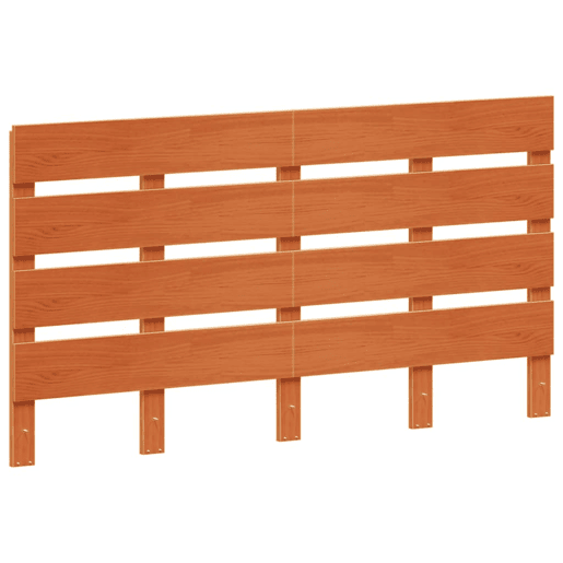 Cabeceira - Cabeceira de cama 150 cm madeira de pinho maciça castanho-mel