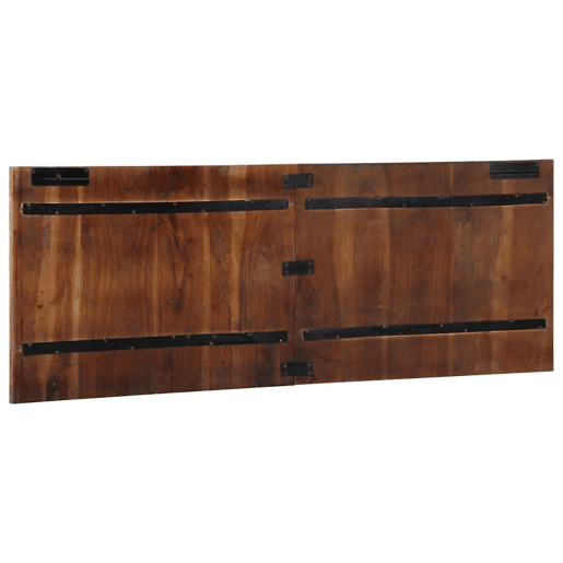 Cabeceira - Cabeceira de cama 140 cm madeira recuperada maciça multicor Cabeceira - Cabeceira de cama 140 cm madeira recuperada maciça multicor