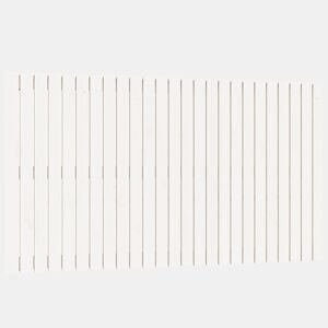 Cabeceira - Cabeceira de cama de parede 159,5x3x90 cm pinho maciço branco