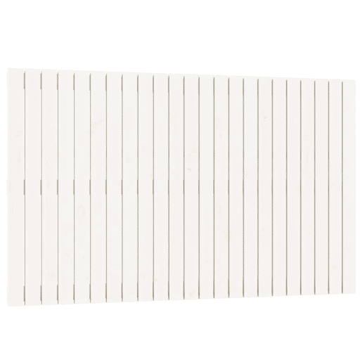 Cabeceira - Cabeceira de cama de parede 147x3x90 cm madeira de pinho maciça branco