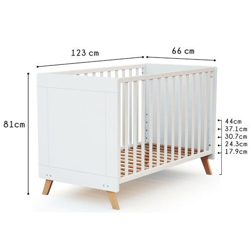 Berço Sakura convertível em cama (kit opcional) Berço Sakura convertível em cama (kit opcional)