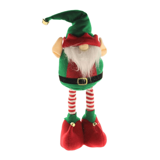 Figura decorativa extensível de Papai Noel em pé