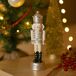 Soldado Decorativo de Navidad de estilo cascanueces Soldado Decorativo de Navidad de estilo cascanueces Blanco