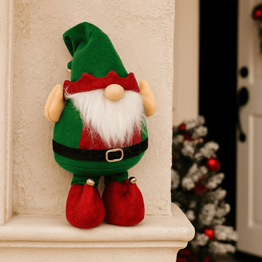Figura decorativa do Papai Noel em pé