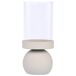 Candelabro de metal Candelabro de metal Blanco