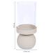 Candelabro de metal Candelabro de metal Blanco