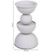 Candelabro de metal Candelabro de metal Blanco