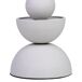 Candelabro de metal Candelabro de metal Blanco