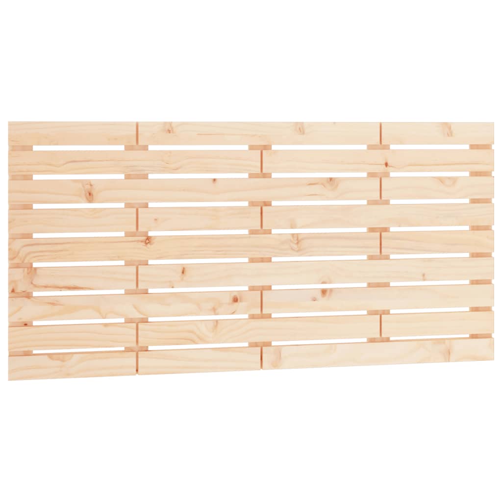 cabecero cama - mueble cabecero de pared madera maciza de pino 156x3x63 cm