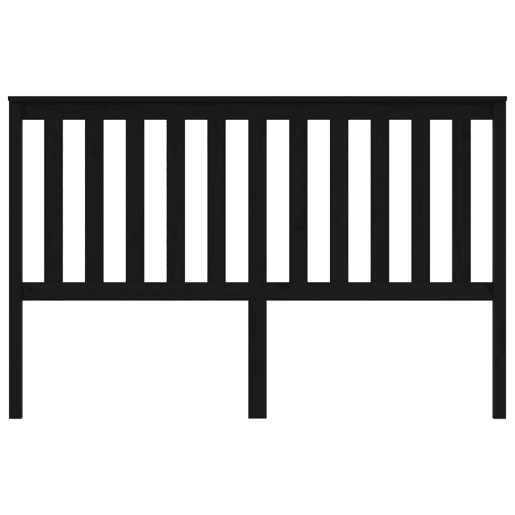 Cabeceira - Cabeceira de cama 166x6x101 cm pinho maciço preto