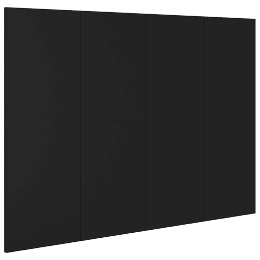 Cabeceira - Cabeceira de cama 120x1,5x80 cm derivados de madeira preto