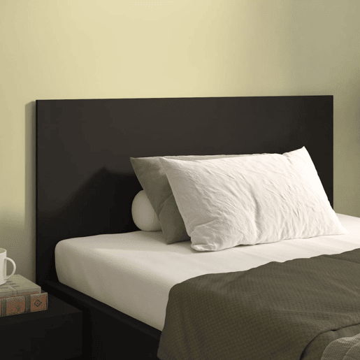 Cabeceira - Cabeceira de cama 120x1,5x80 cm derivados de madeira preto