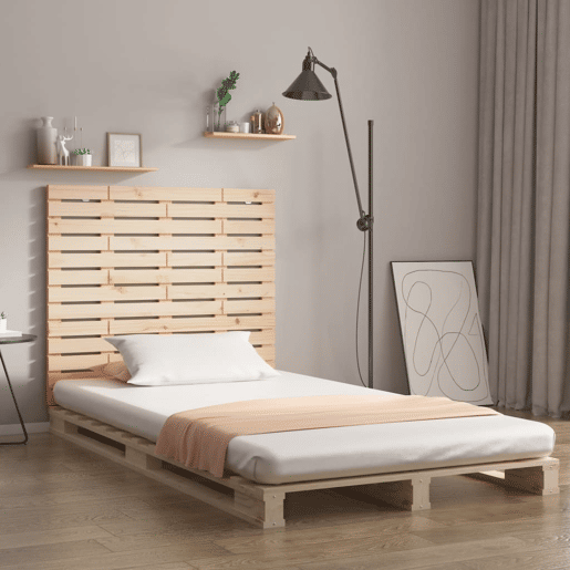 Cabeceira - Cabeceira de cama de parede 126x3x91,5 cm madeira de pinho maciça