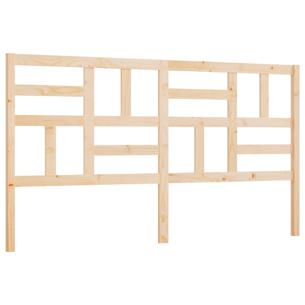 Cabecero cama - mueble cabecero madera maciza de pino 186x4x104 cm
