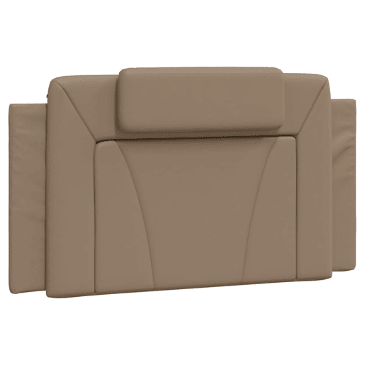 Almofadão de Cabeceira - Cabeceira de cama 100 cm couro artificial cappuccino
