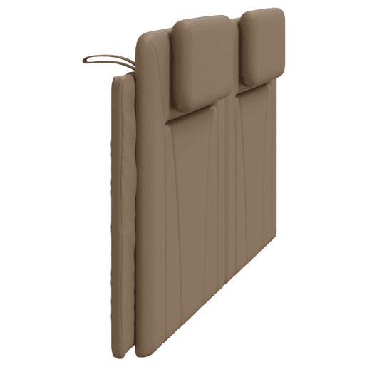 Almofadão de Cabeceira - Cabeceira de cama 180 cm couro artificial cappuccino