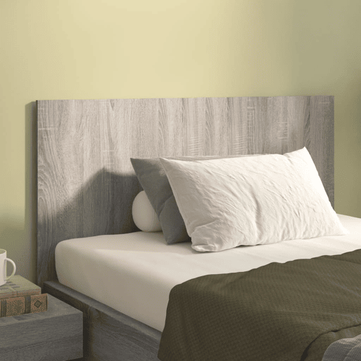 Cabeceira - Cabeceira de cama cama 120x1,5x80 cm derivados madeira cinzento sonoma