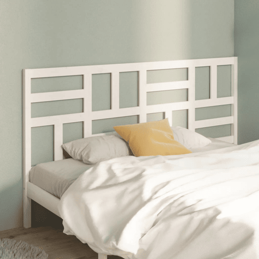 Cabeceira - Cabeceira de cama 186x4x104 cm pinho maciço branco