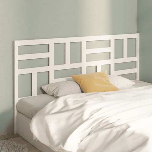 Cabeceira - Cabeceira de cama 186x4x104 cm pinho maciço branco
