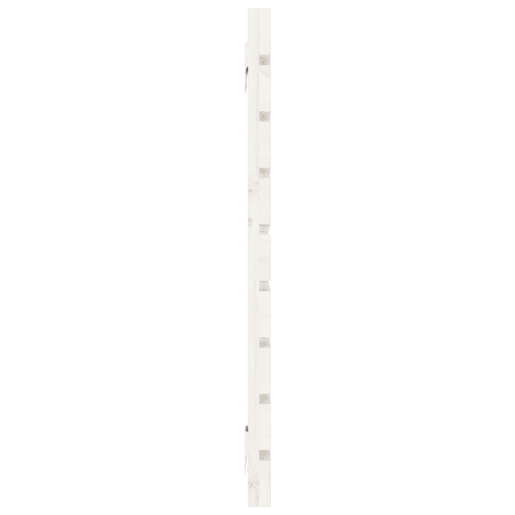 Cabeceira - Cabeceira de cama de parede 126x3x63 cm madeira de pinho maciça branco