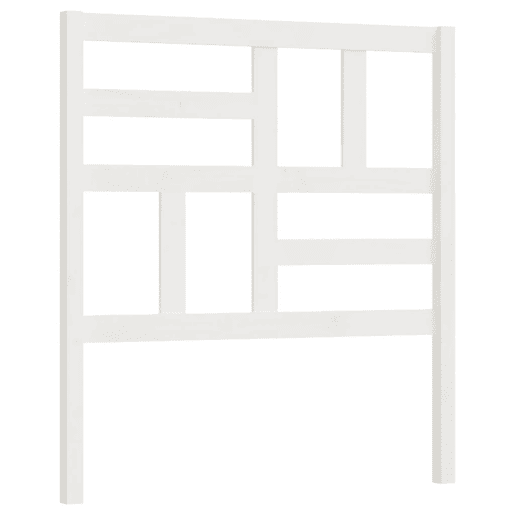 Cabeceira - Cabeceira de cama 106x4x104 cm pinho maciço branco