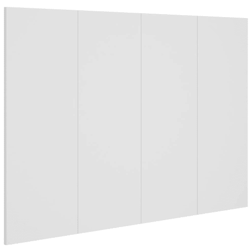 Cabeceira - Cabeceira de cama 120x1,5x80 cm derivados de madeira branco