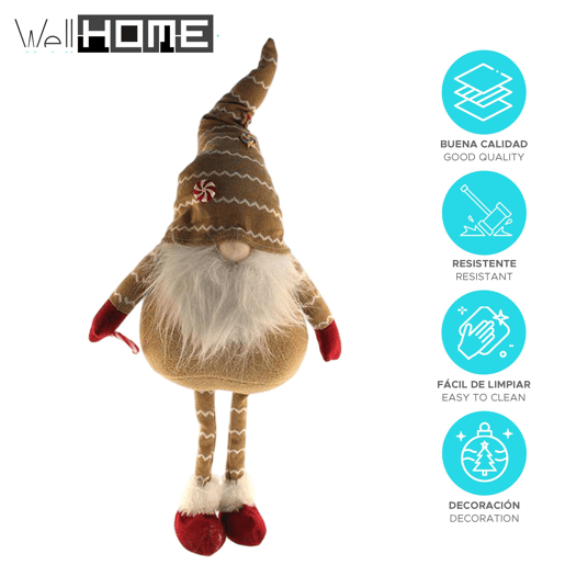Gnomo decorativo de Natal com chapéu, design nórdico original