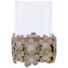 Candelabro de metal Candelabro de metal Blanco