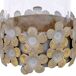 Candelabro de metal Candelabro de metal Blanco