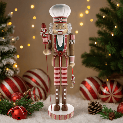 Soldado quebra-nozes decorativo clássico para o Natal