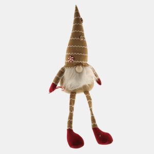 Decoração de Natal de gnomo de pés longos com chapéu, design nórdico original