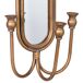 Candelabro de pared de metal envejecido Candelabro de pared de metal envejecido Dorado