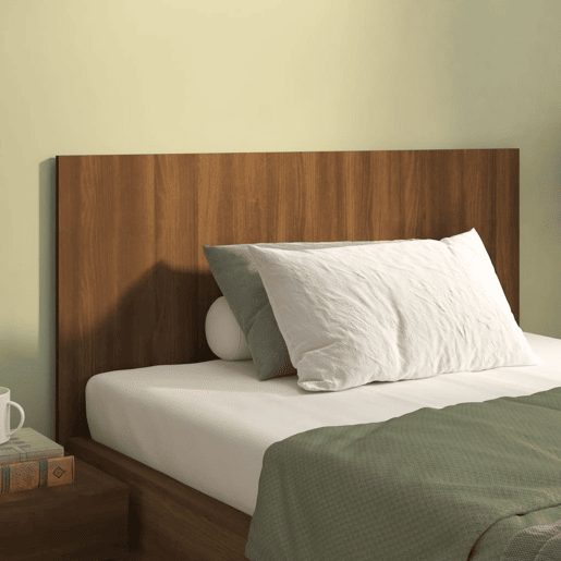 Cabeceira - Cabeceira de cama cama 120x1,5x80cm derivados madeira carvalho castanho