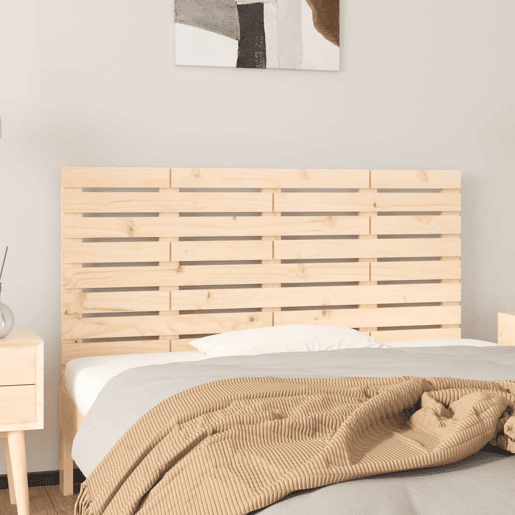 Cabeceira - Cabeceira de cama de parede 146x3x63 cm madeira de pinho maciça